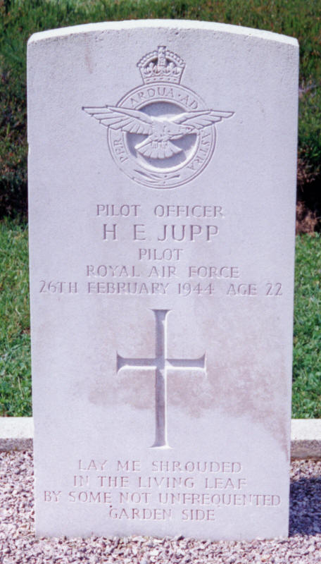 P/O Harold Edward Jupp<br/><br /><br />died February 25th, 1944
